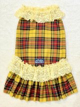 画像: イエロータータン☆レース付きガーリーワンピ・６号