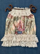 画像: ツーウェイ☆ガーデンテラス柄ガーリービスチェ（ブラウン）・１０号