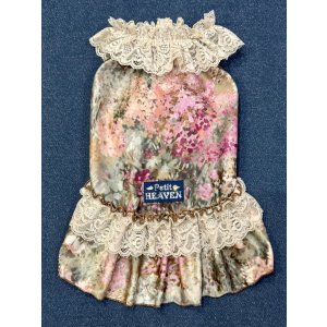 画像: ツーウェイ☆ガーデンテラス柄ガーリーワンピ（ブラウン）・２号