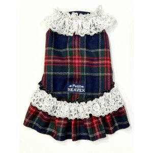 画像: ネイビータータン☆レース付きガーリーワンピ・２号