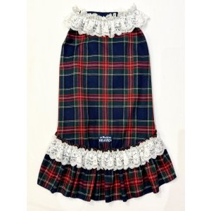 画像: ネイビータータン☆レース付きガーリーワンピ・９号