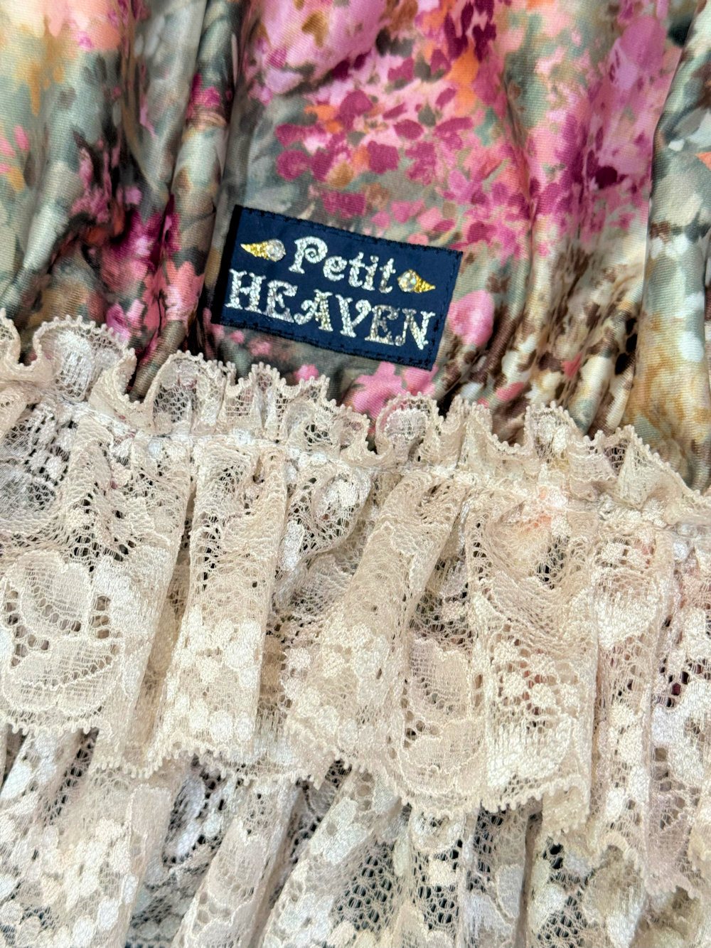 画像7: ツーウェイ☆ガーデンテラス柄ガーリービスチェ（ブラウン）・８号