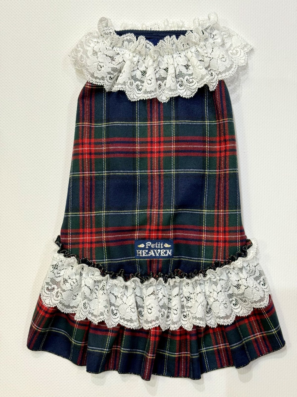 画像1: ネイビータータン☆レース付きガーリーワンピ・３号